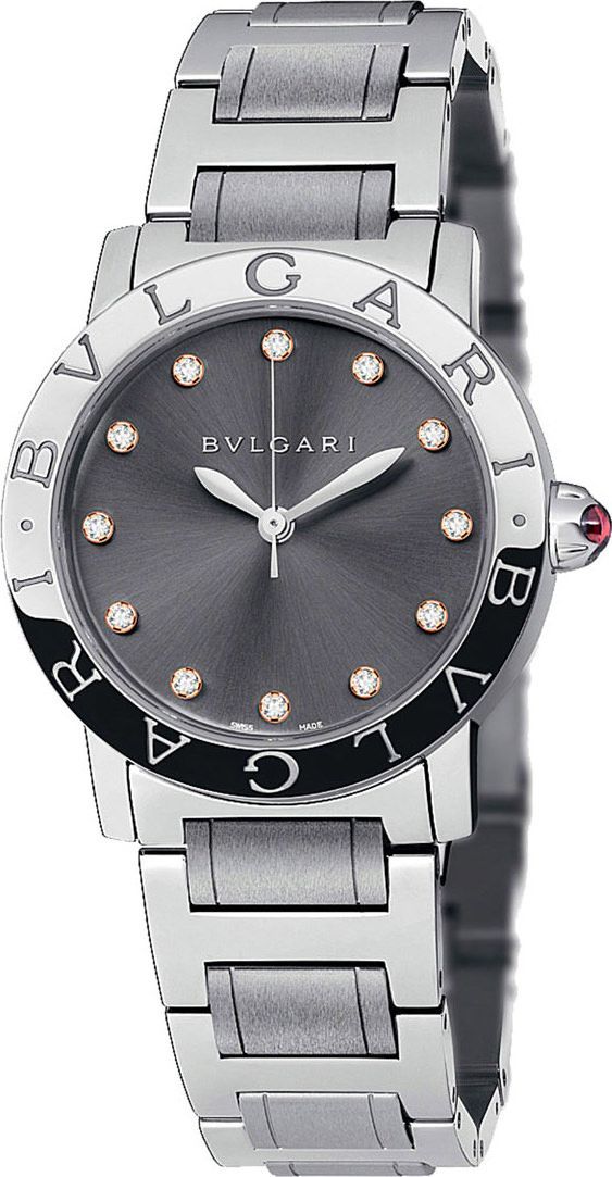 BVLGARI   Grey Dial 33 mm Automatic Watch For Women - 1