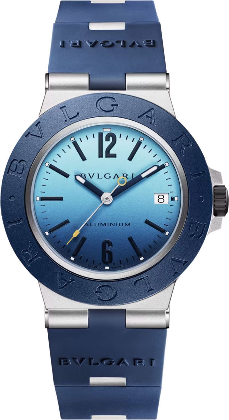 BVLGARI BVLGARI BVLGARI  Blue Dial 40 mm Automatic Watch For Men - 1