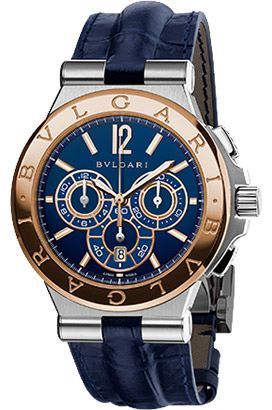 BVLGARI   Blue Dial 42 mm Automatic Watch For Men - 1