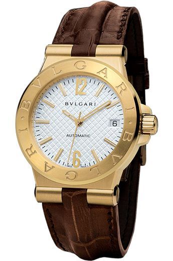 BVLGARI Diagono  White Dial 35 mm Automatic Watch For Women - 1