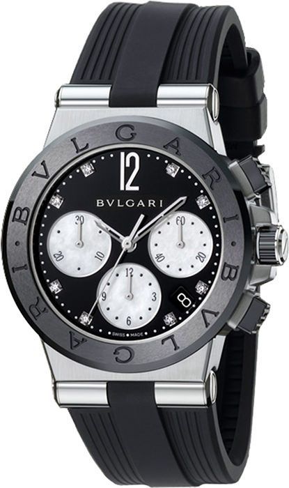BVLGARI Diagono  MOP Dial 37 mm Automatic Watch For Women - 1
