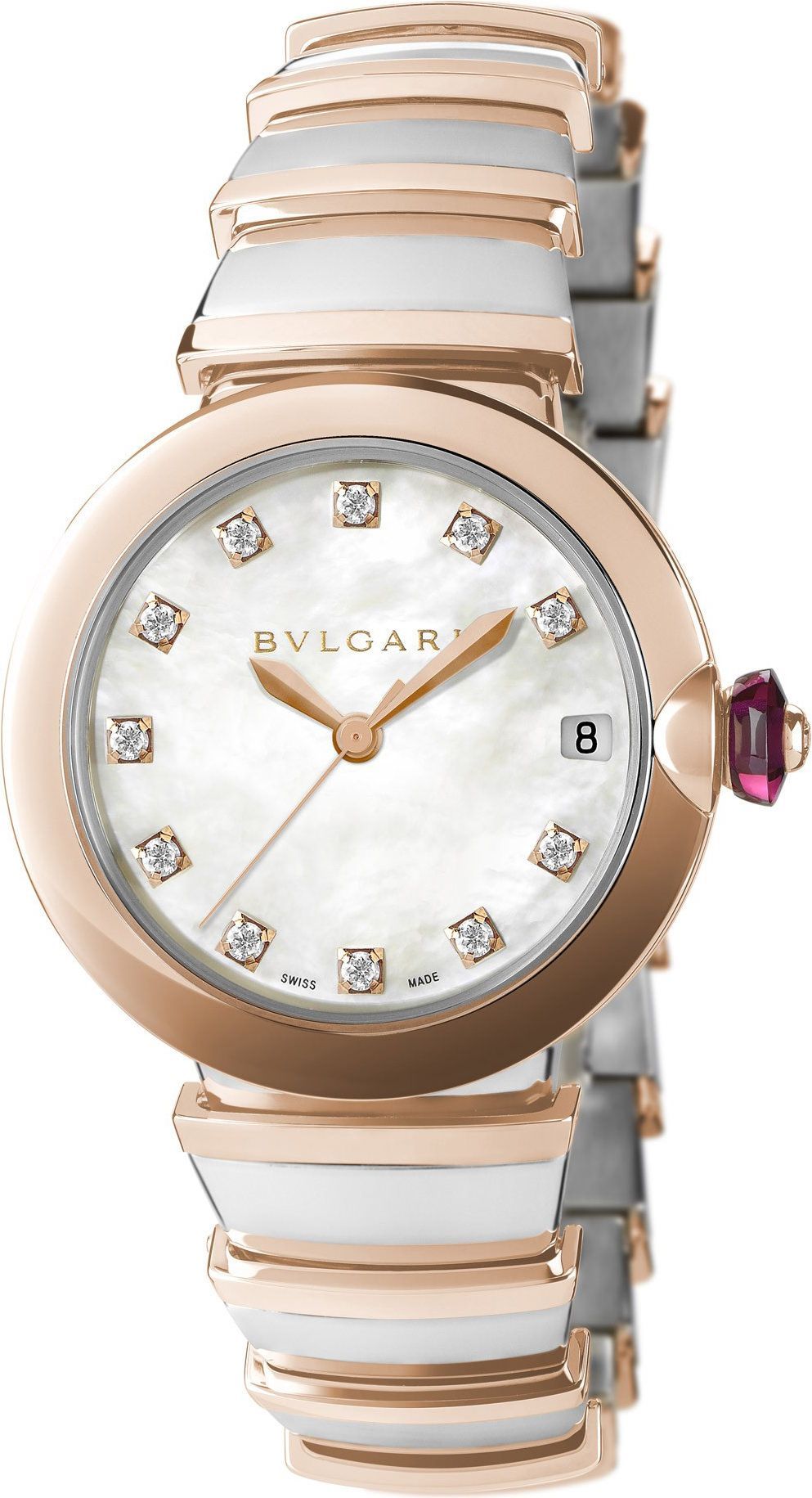 BVLGARI Lvcea  MOP Dial 36 mm Automatic Watch For Women - 1