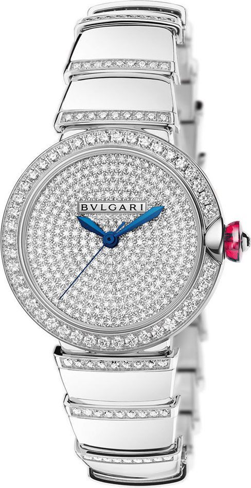 BVLGARI Lvcea  Diamond pavé Dial 33 mm Automatic Watch For Women - 1
