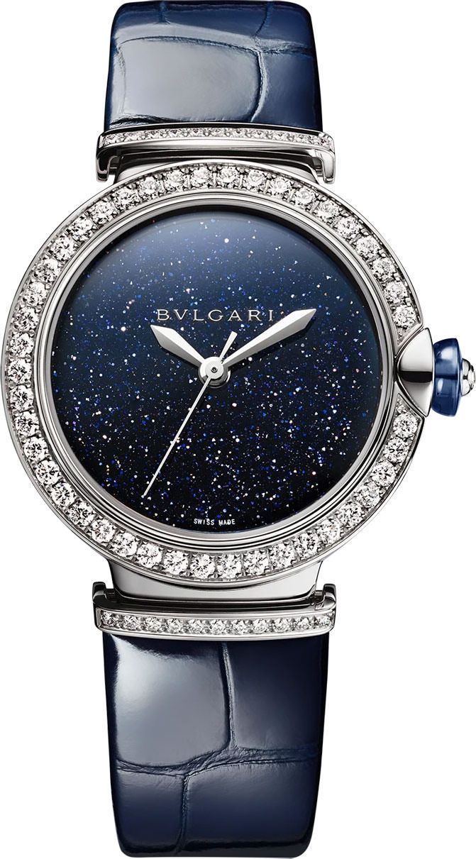 BVLGARI  33 mm Watch in Blue Dial For Women - 1