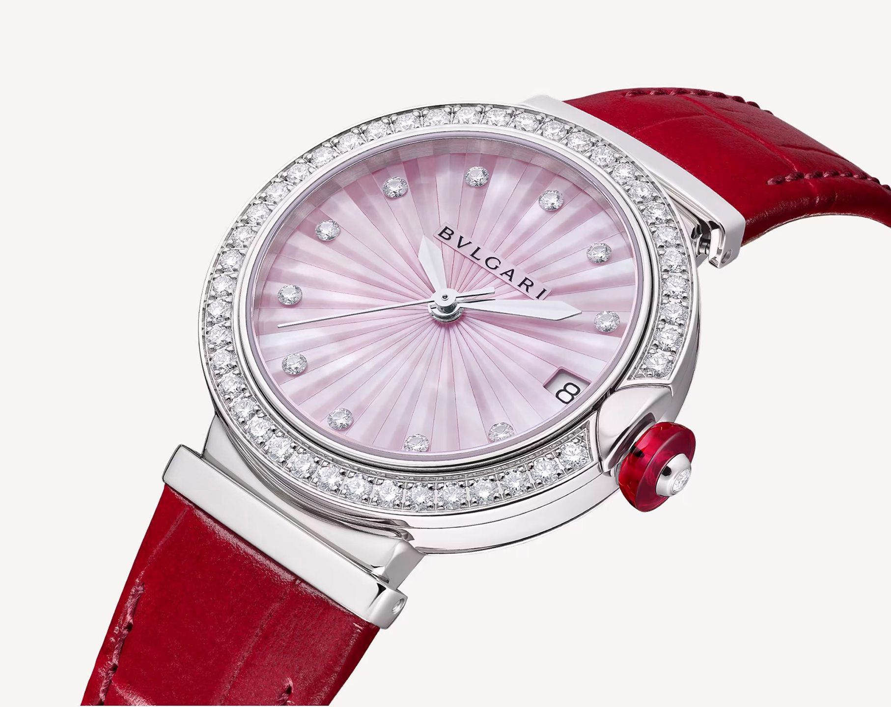 BVLGARI Lvcea  Pink MOP Dial 33 mm Automatic Watch For Women - 2