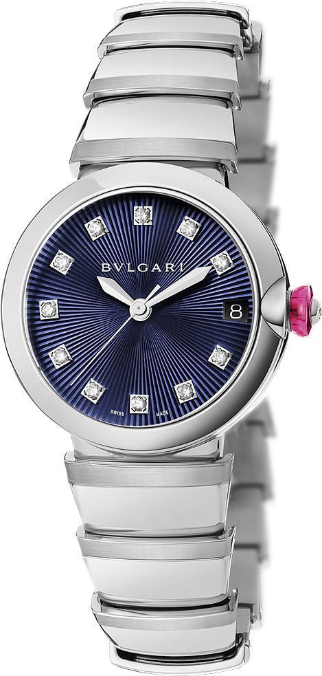 BVLGARI  33 mm Watch in Blue Dial For Women - 1