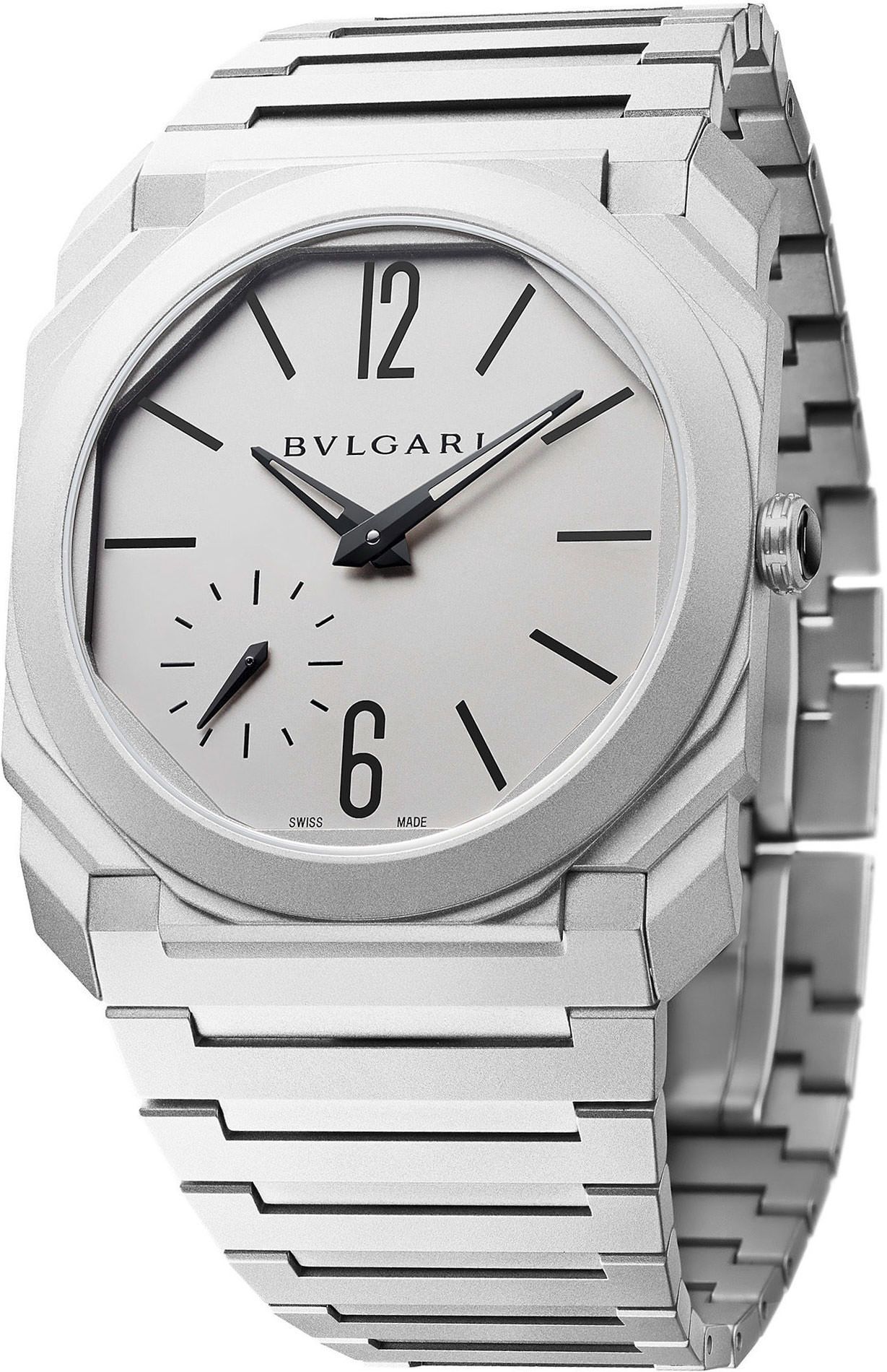 BVLGARI Octo  Silver Dial 40 mm Automatic Watch For Men - 1