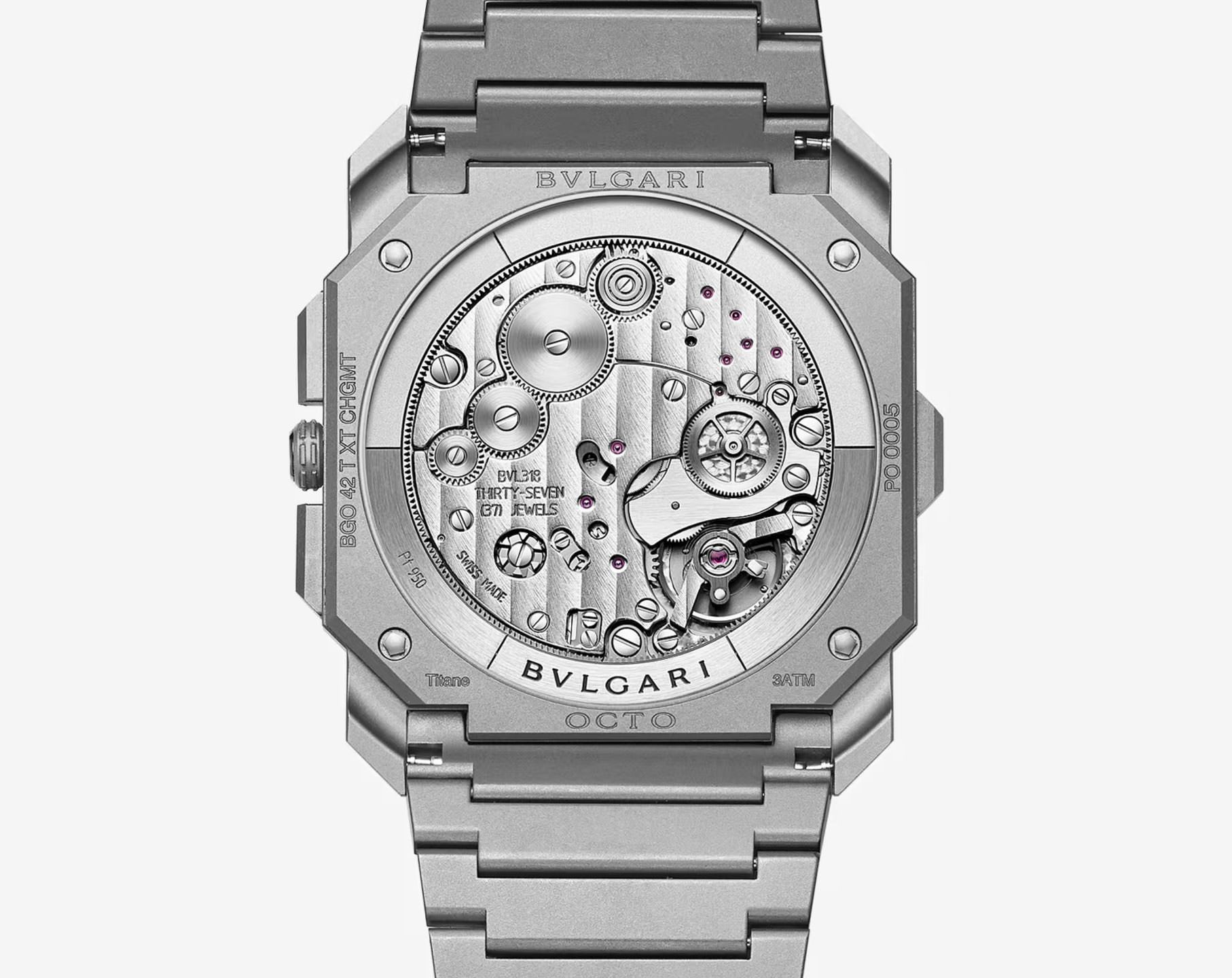 BVLGARI Octo Finissimo Silver Dial 42 mm Automatic Watch For Men - 3