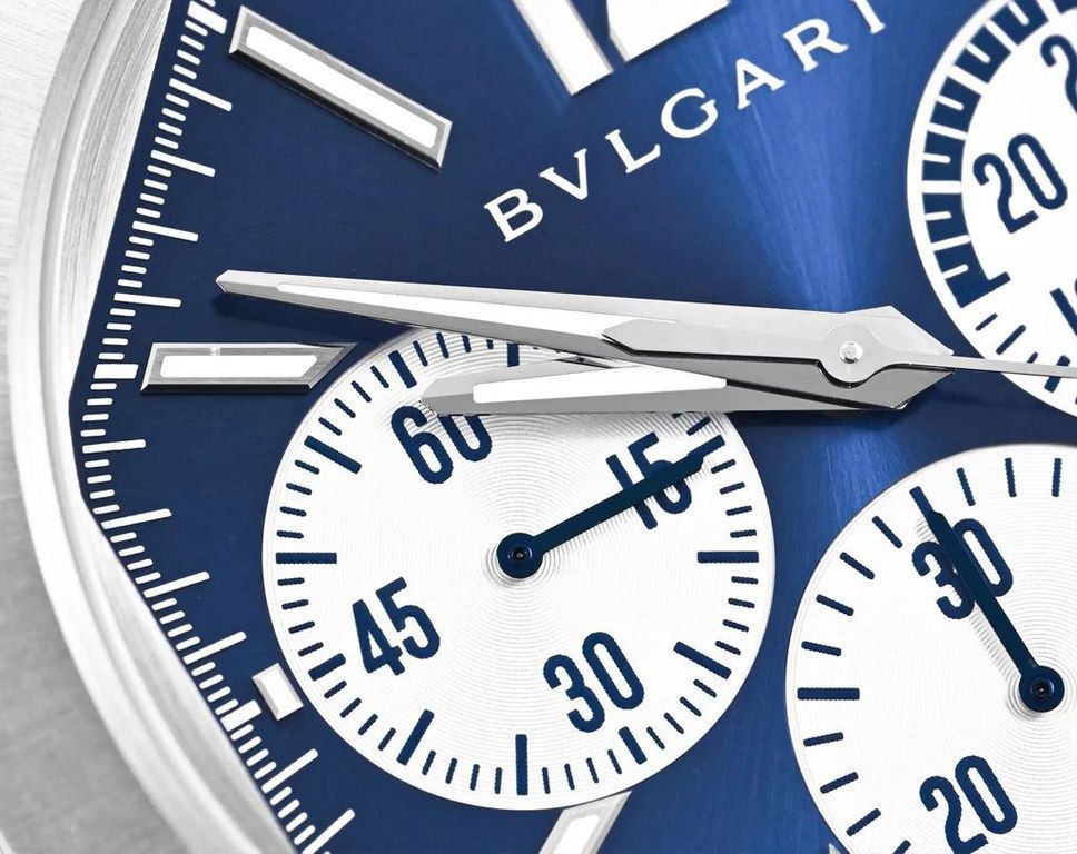 BVLGARI Octo Finissimo Blue Dial 43 mm Automatic Watch For Men - 8