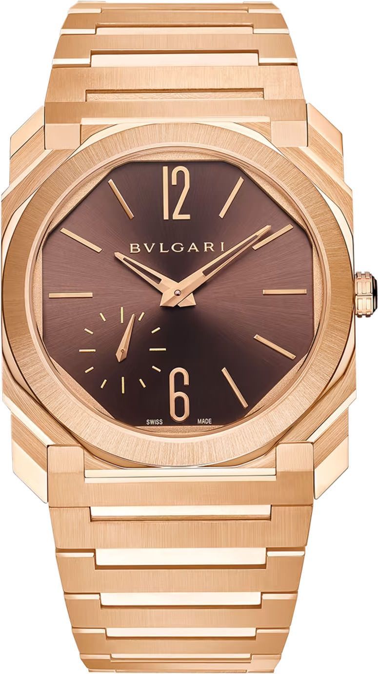 BVLGARI Finissimo 40 mm Watch in Brown Dial For Men - 1