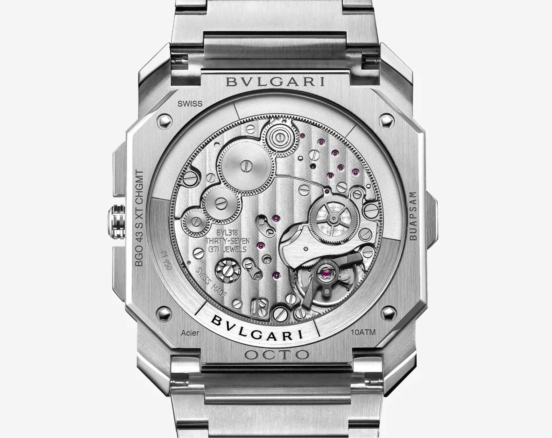 BVLGARI Octo Finissimo Silver Dial 43 mm Automatic Watch For Men - 4