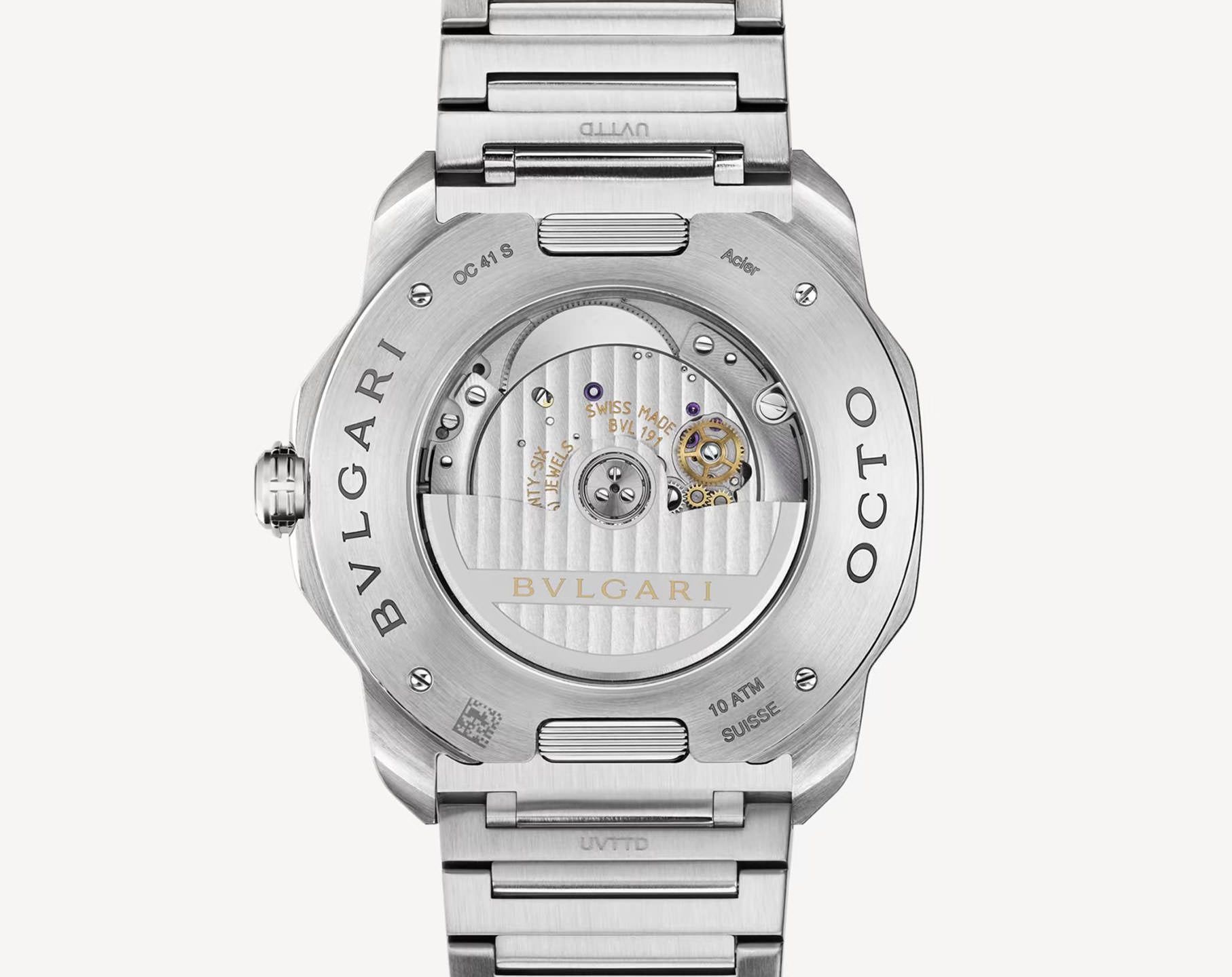 BVLGARI Octo Roma Grey Dial 41 mm Automatic Watch For Men - 4