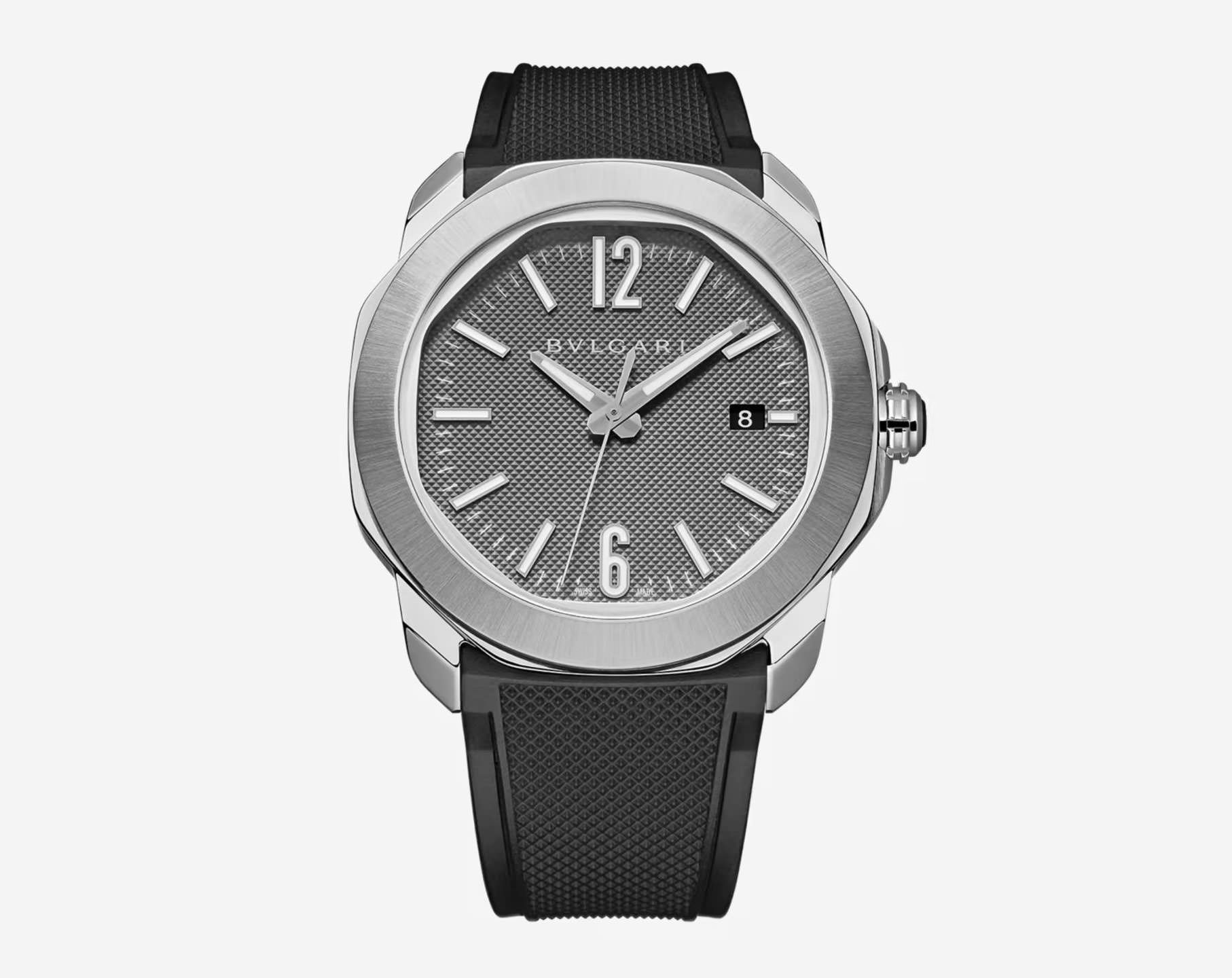 BVLGARI  41 mm Watch in Anthracite Dial For Men - 2