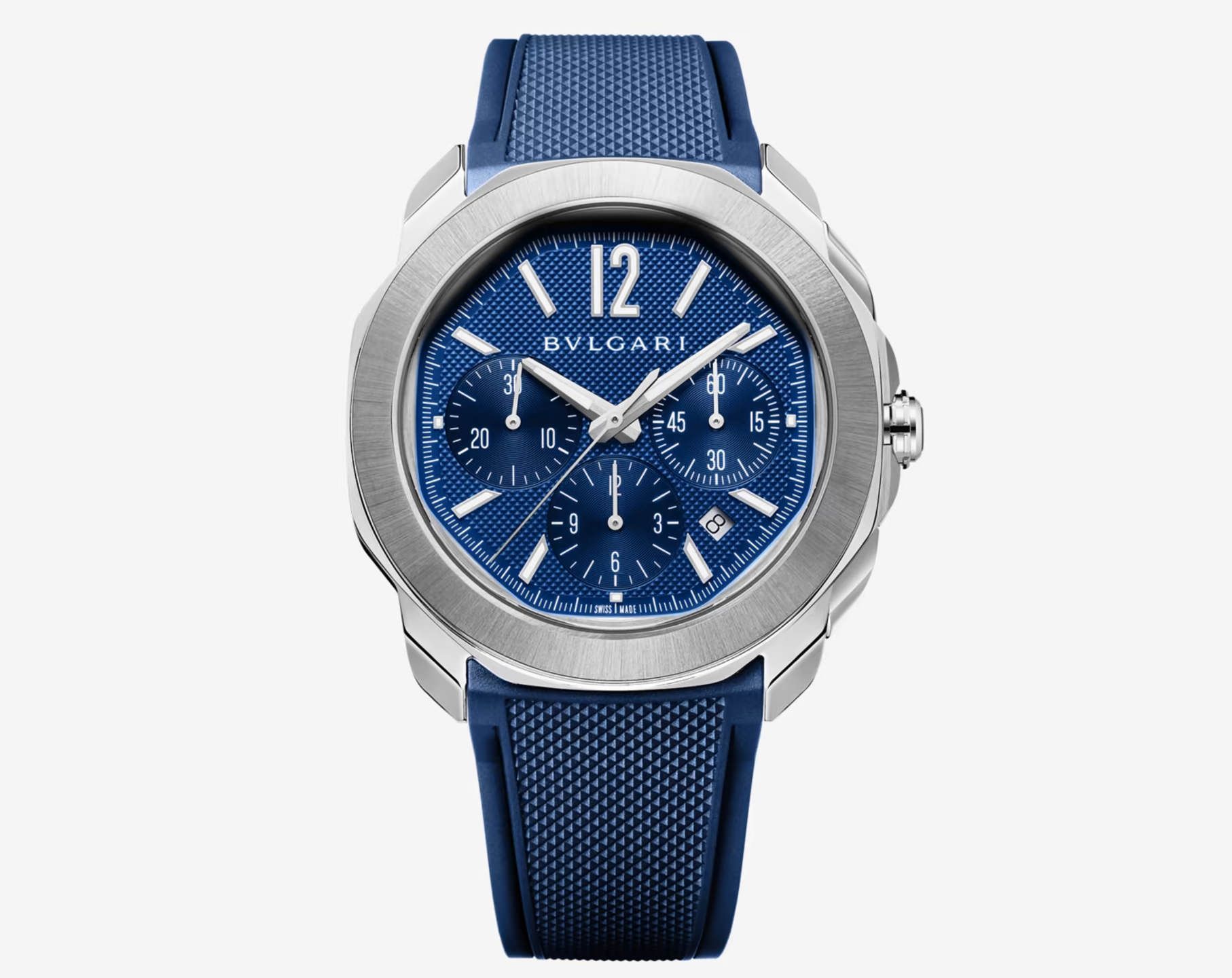 BVLGARI Octo Roma Blue Dial 42 mm Automatic Watch For Men - 2