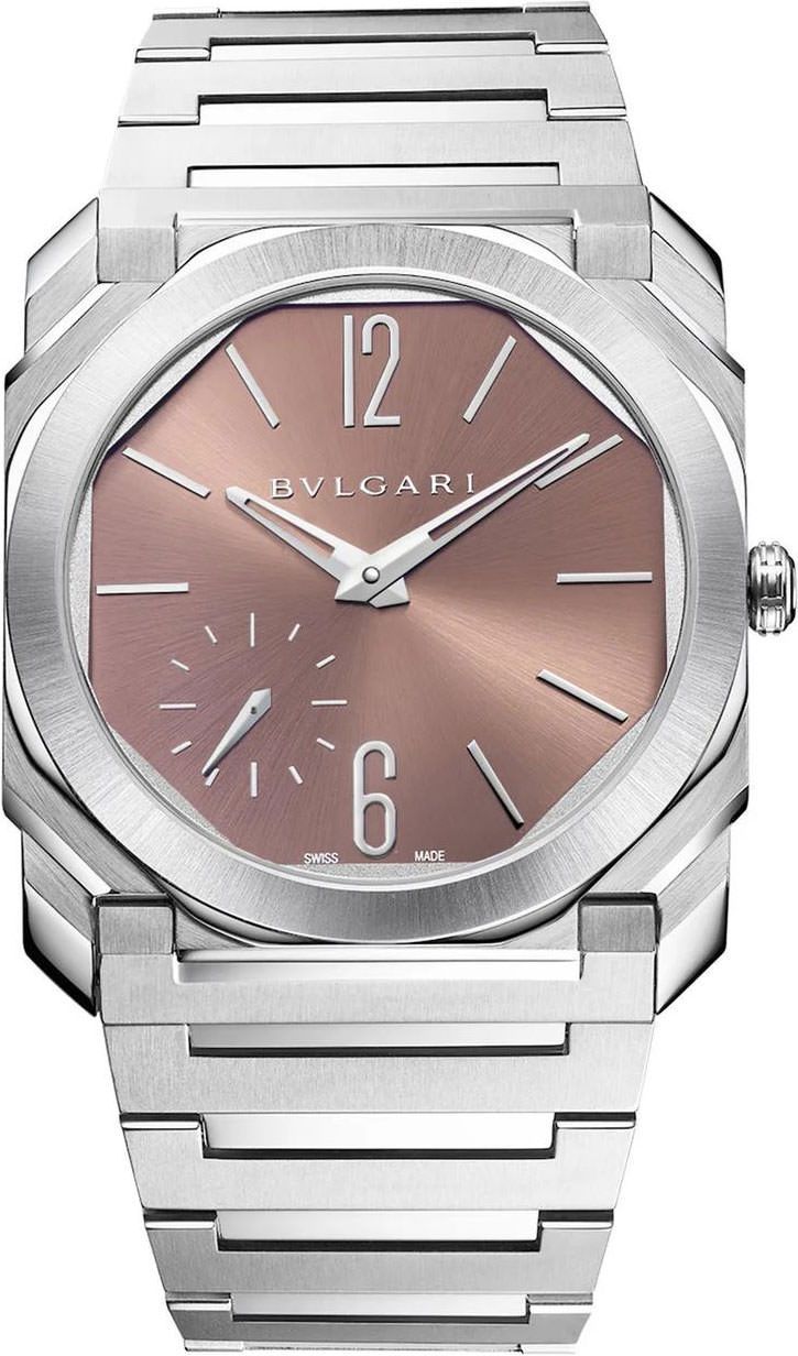 BVLGARI Octo Finissimo Salmon Dial 40 mm Automatic Watch For Men - 1