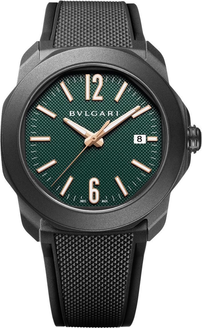 BVLGARI Octo Roma Green Dial 41 mm Automatic Watch For Men - 1