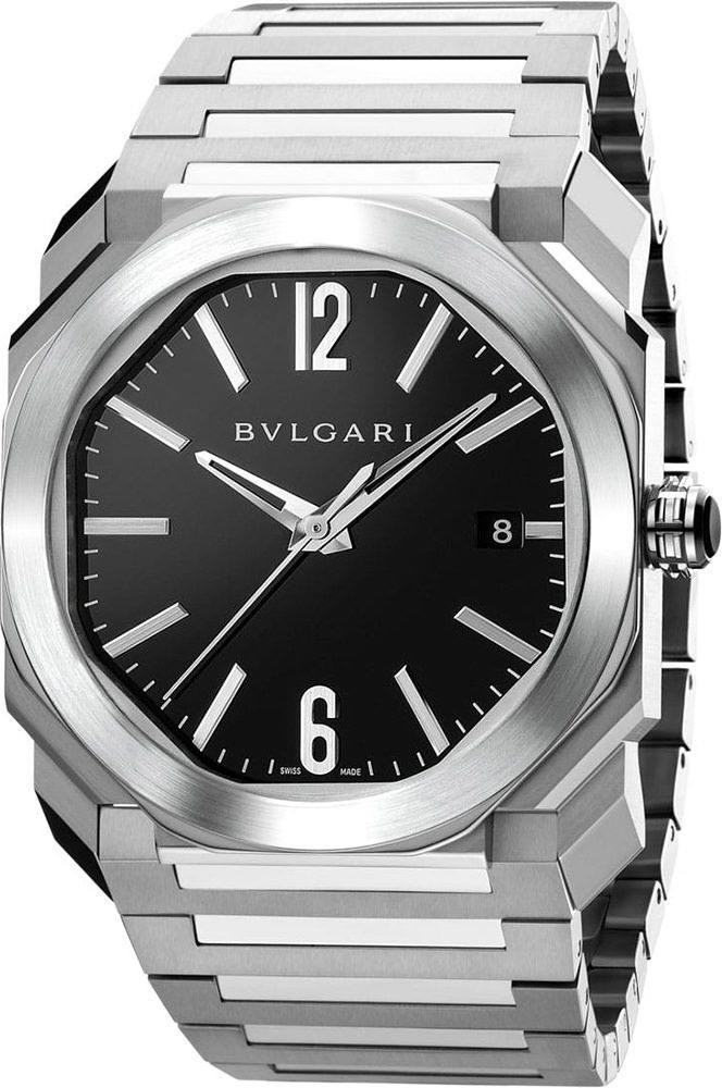 BVLGARI Octo  Black Dial 38 mm Automatic Watch For Men - 1