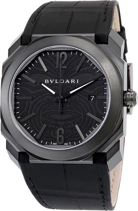 BVLGARI Octo  Black Dial 42 mm Automatic Watch For Men - 1