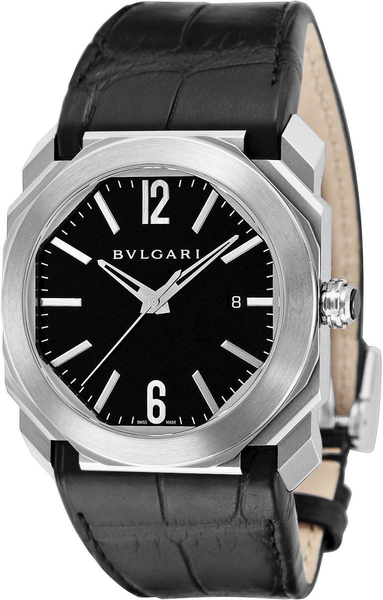 BVLGARI Octo  Black Dial 41 mm Automatic Watch For Men - 1