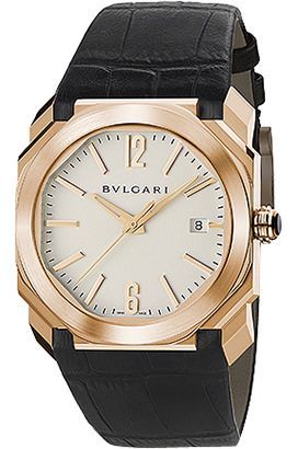 BVLGARI  38 mm Watch in White Dial For Men - 1