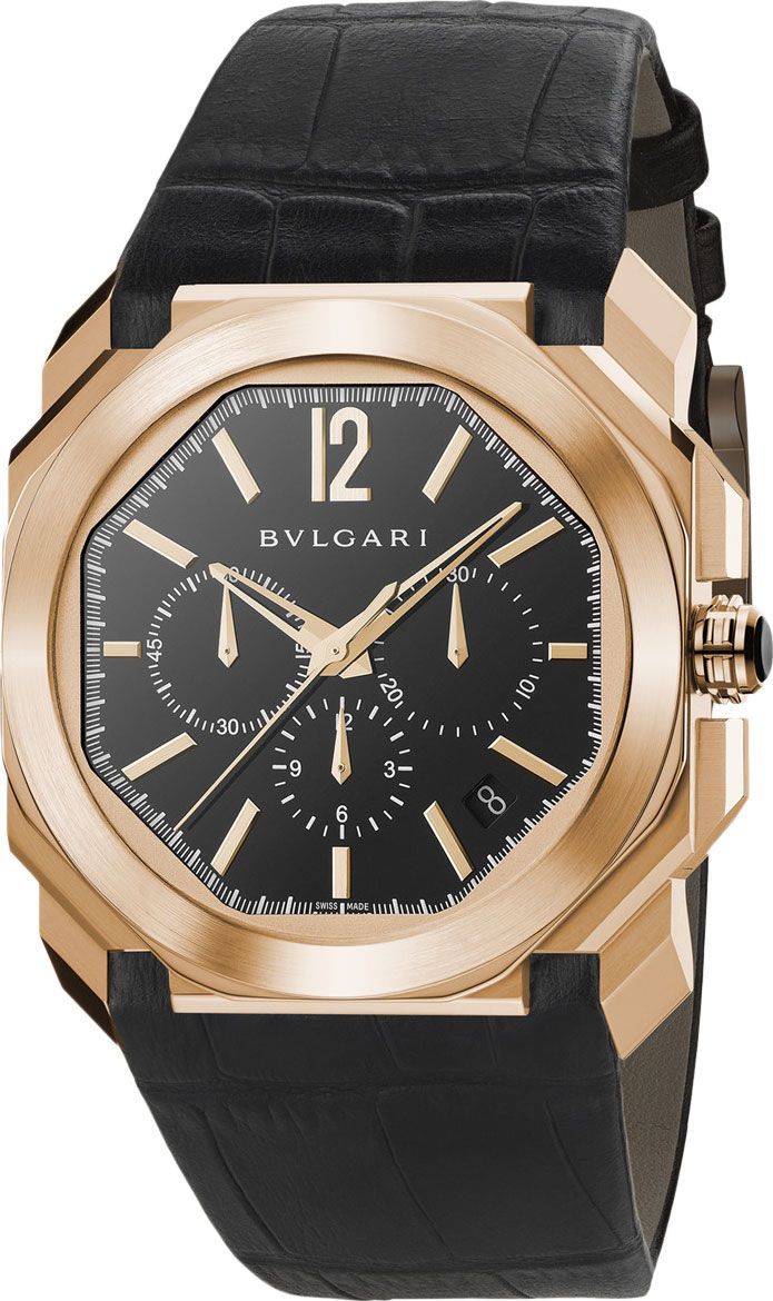 BVLGARI Octo  Black Dial 41.5 mm Automatic Watch For Men - 1