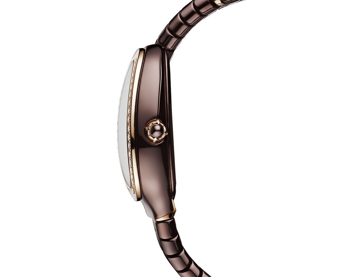 BVLGARI Serpenti Spiga Brown Dial 35 mm Quartz Watch For Women - 2