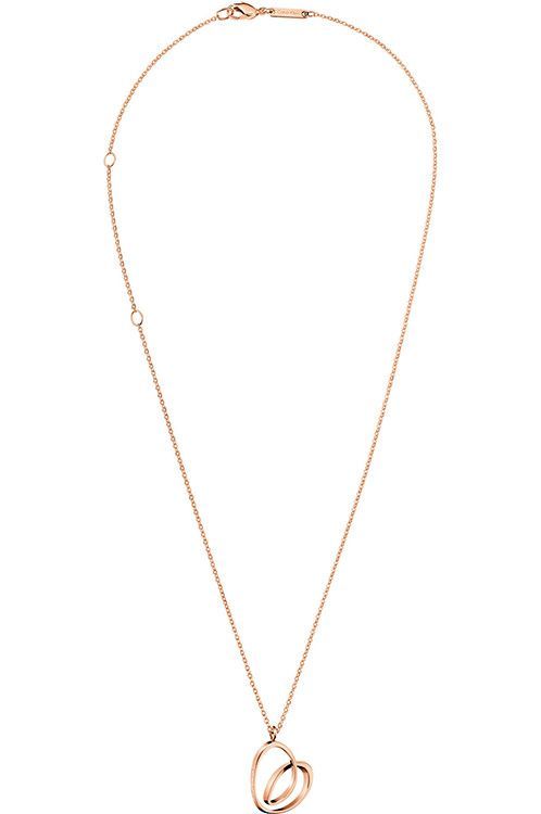 Calvin klein warm hot sale necklace rose gold