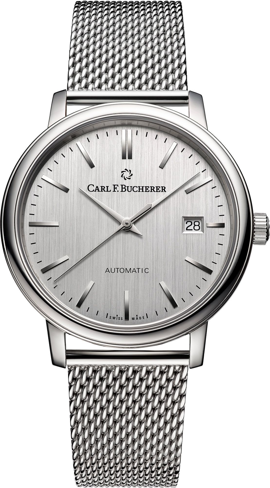 Carl F. Bucherer Adamavi AutoDate Silver Dial 39 mm Automatic Watch For Women - 1