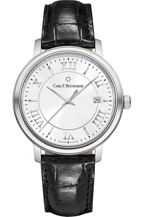 Carl F. Bucherer Adamavi 39 mm Watch in Silver Dial