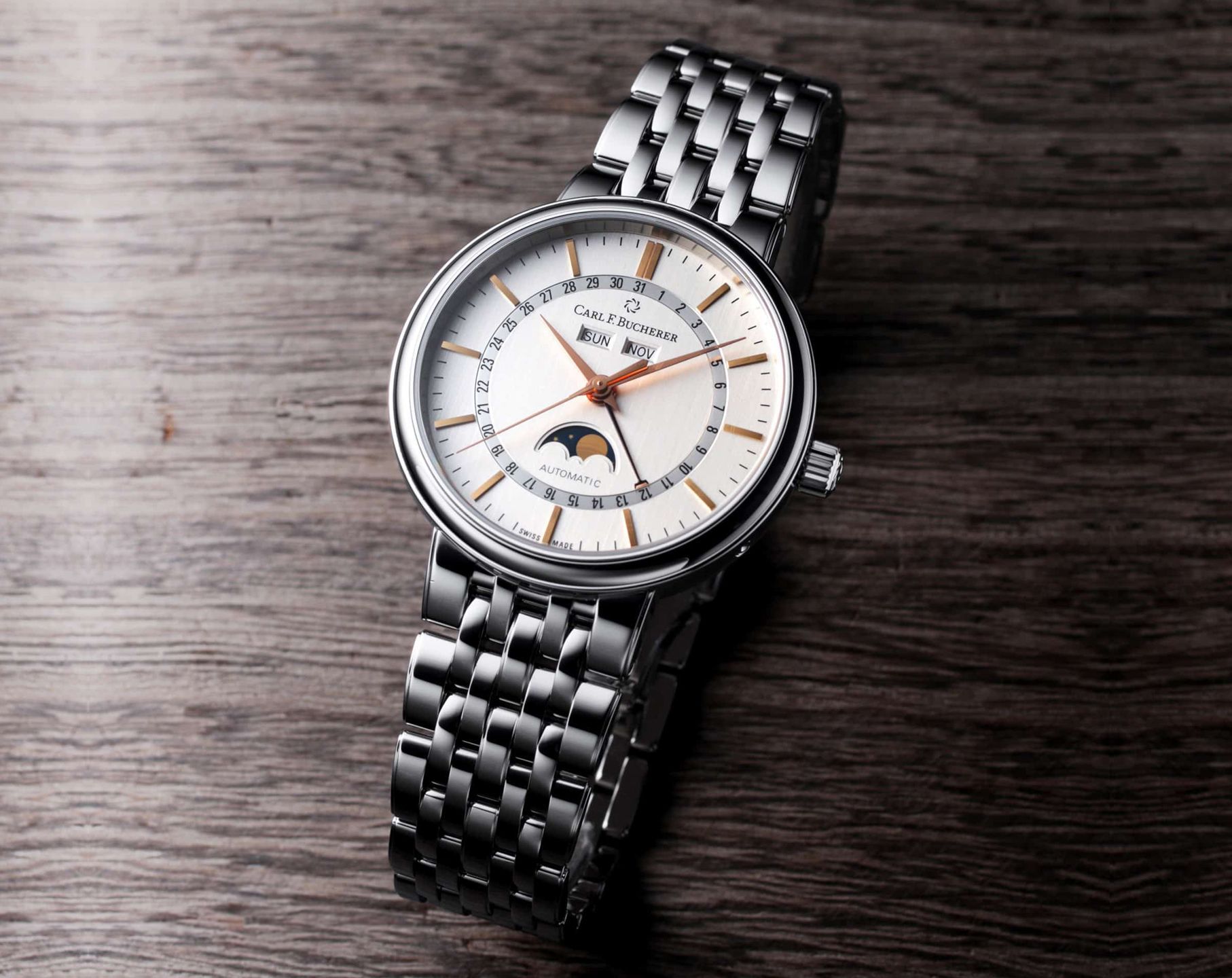 Carl F. Bucherer Adamavi  Silver Dial 39 mm Automatic Watch For Men - 4