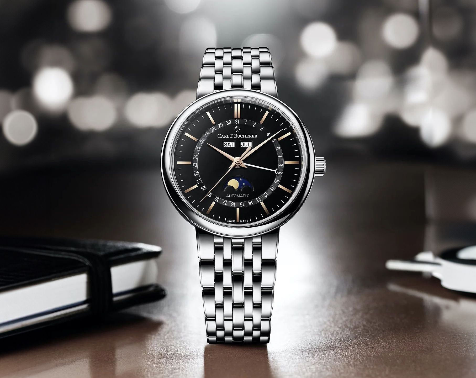 Carl F. Bucherer Adamavi  Black Dial 39 mm Automatic Watch For Men - 4