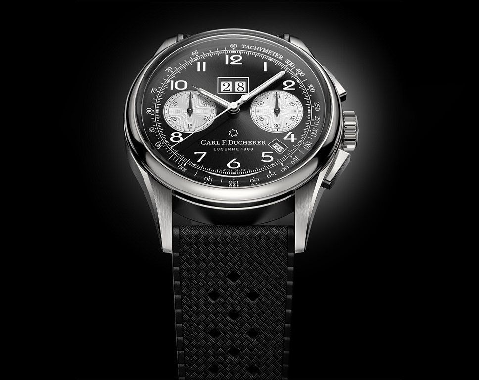 Carl F. Bucherer Bicompax Annual 41 mm Watch in Black Dial For Men - 2