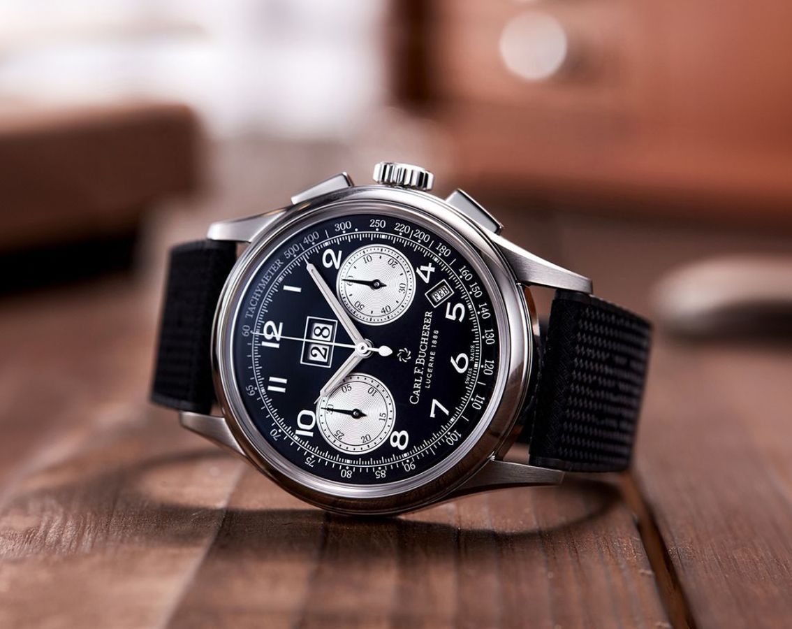 Carl F. Bucherer Heritage Bicompax Annual Black Dial 41 mm Automatic Watch For Men - 3