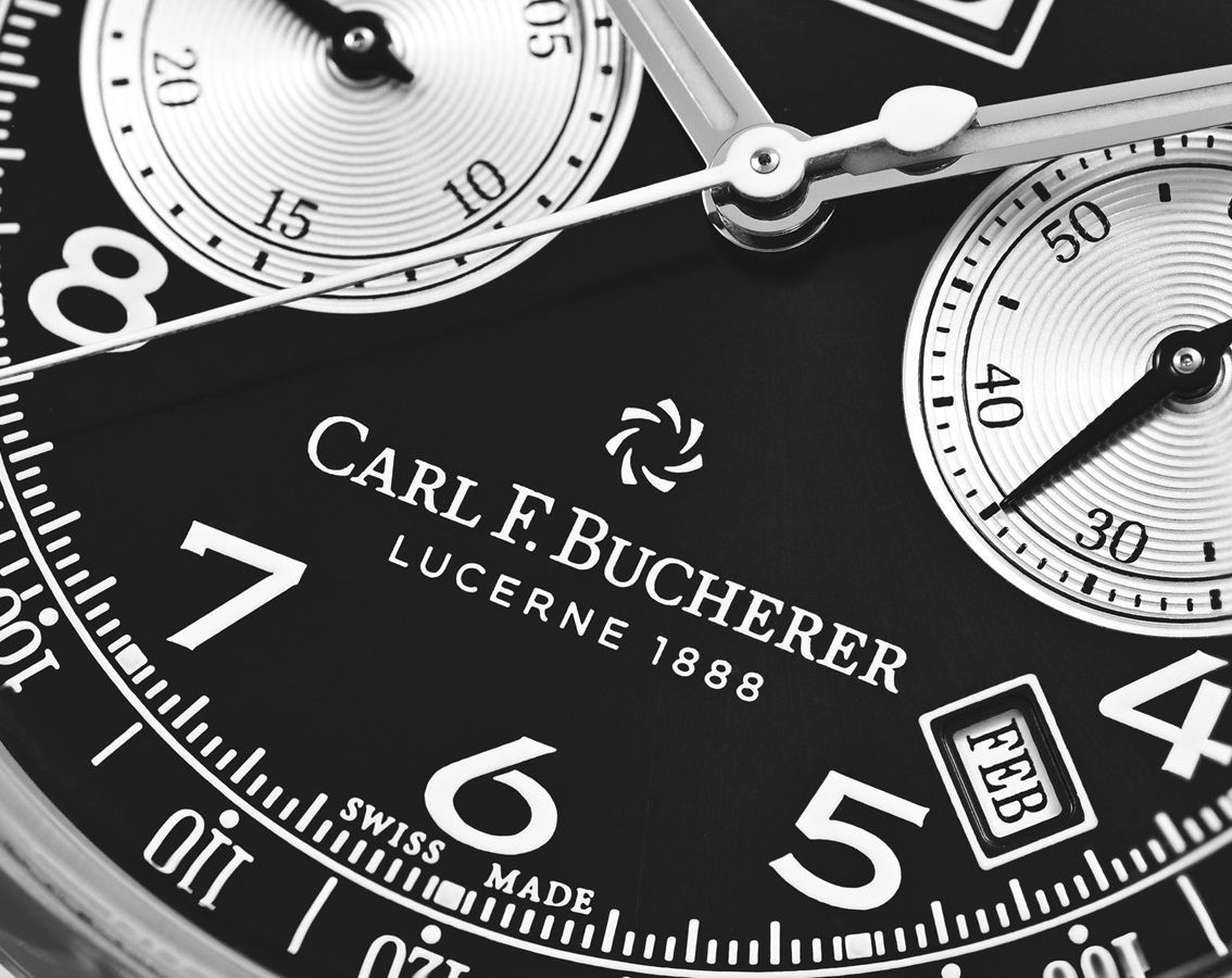 Carl F. Bucherer Heritage Bicompax Annual Black Dial 41 mm Automatic Watch For Men - 5