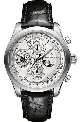Carl F. Bucherer Manero ChronoPerpetual Silver Dial 42 mm Automatic Watch For Men - 1