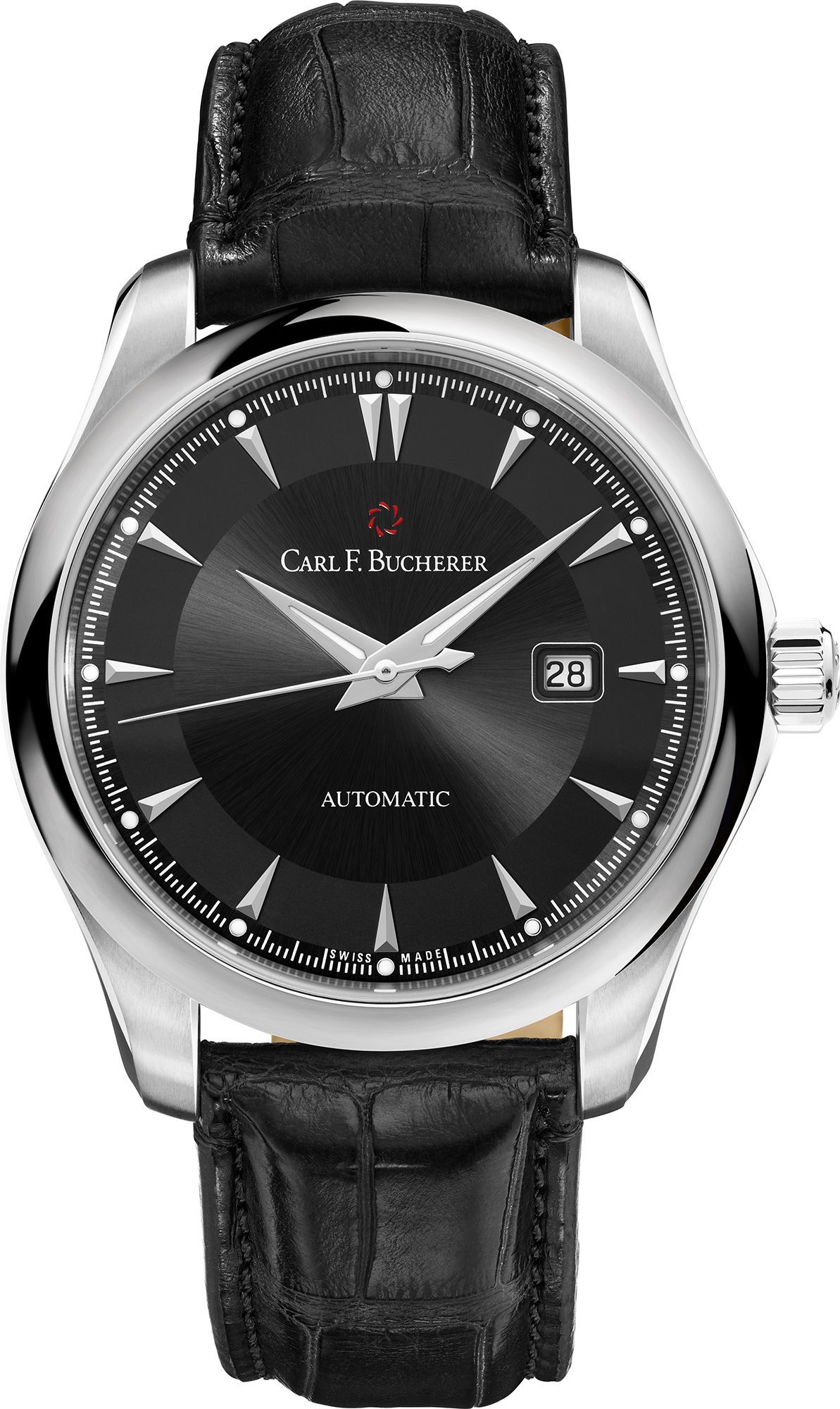 Carl F. Bucherer Manero AutoDate Black Dial 42 mm Automatic Watch For Men - 1