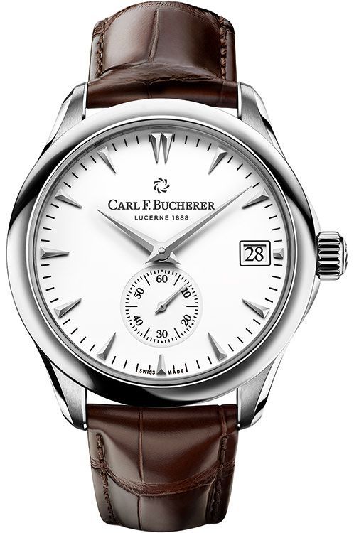 Carl F. Bucherer Peripheral 40.6 mm Watch in White Dial