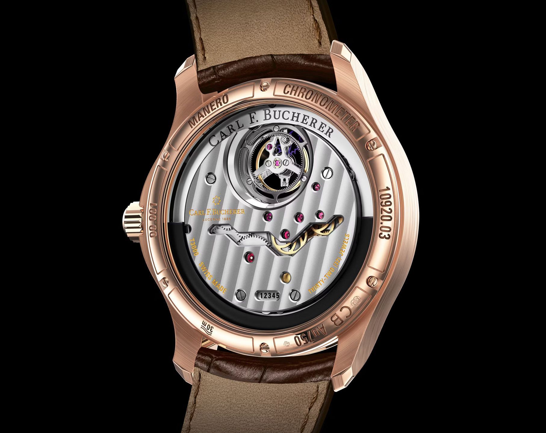 Carl F. Bucherer Manero Tourbillon Double Peripheral Silver Dial 43.1 mm Automatic Watch For Men - 2