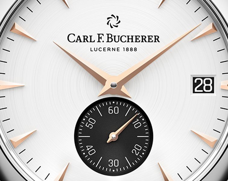 Carl F. Bucherer Manero Peripheral White Dial 40.6 mm Automatic Watch For Men - 4