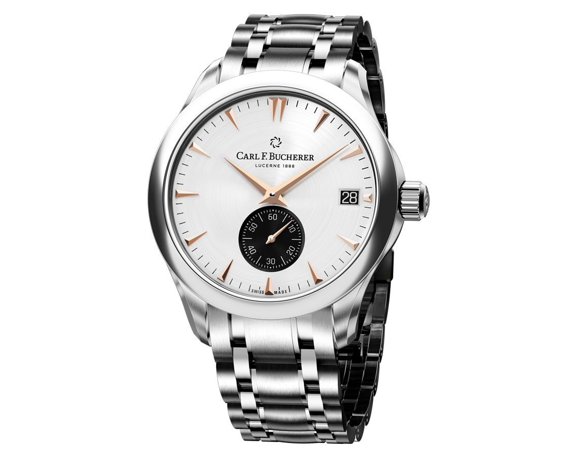 Carl F. Bucherer Manero Peripheral White Dial 40.6 mm Automatic Watch For Men - 5