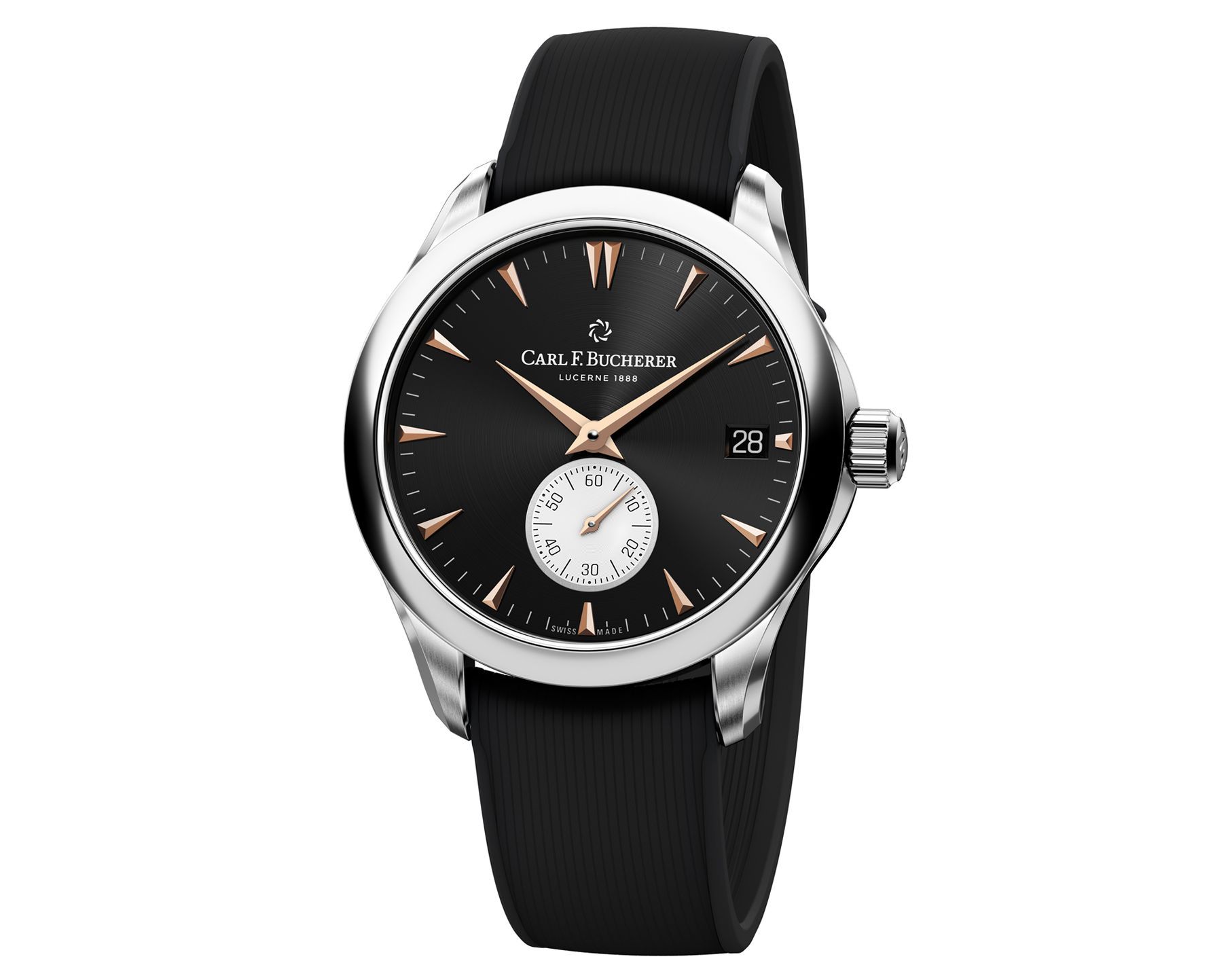 Carl F. Bucherer Manero Peripheral Black Dial 40.6 mm Automatic Watch For Men - 5