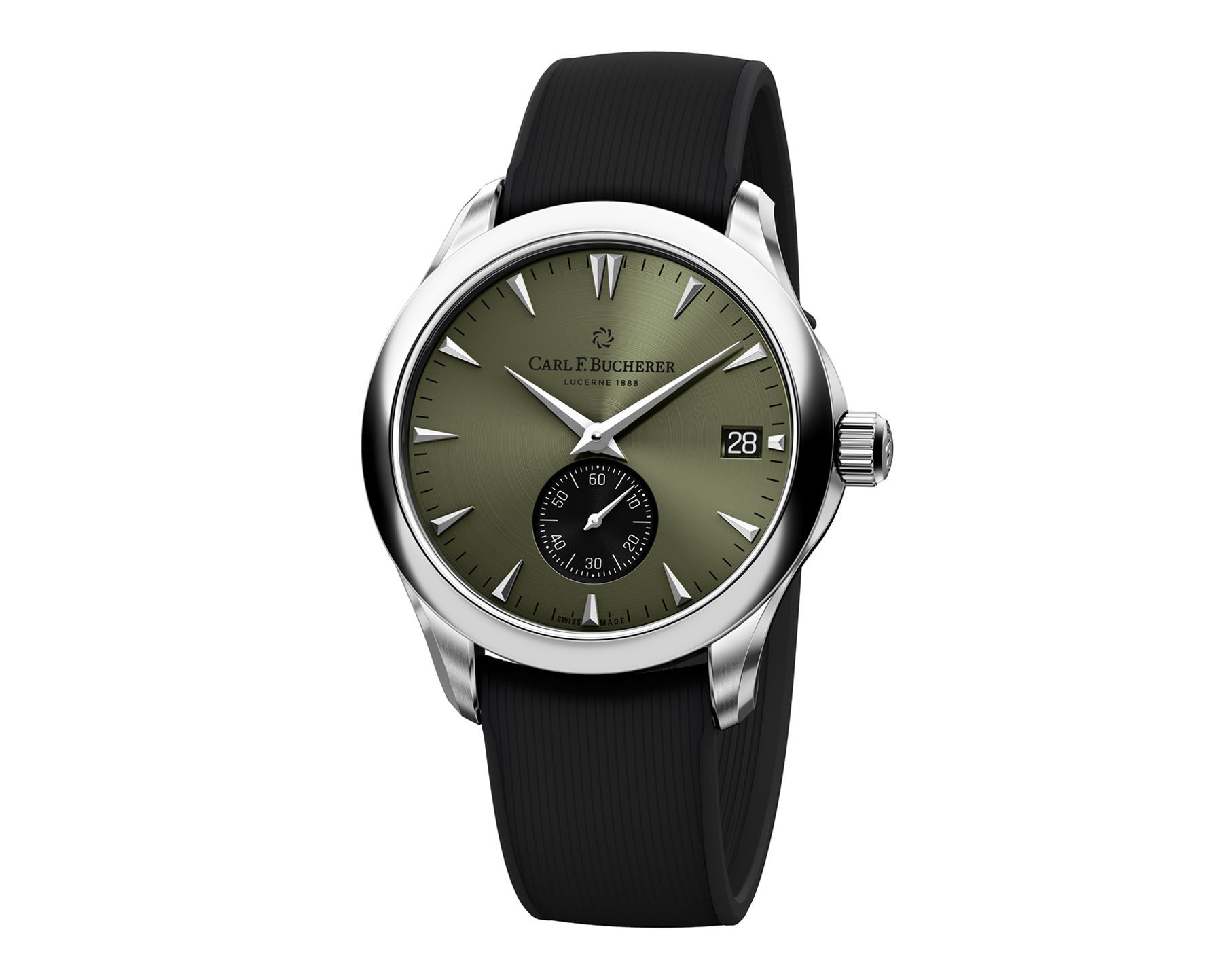 Carl F. Bucherer Peripheral 40.6 mm Watch in Green Dial