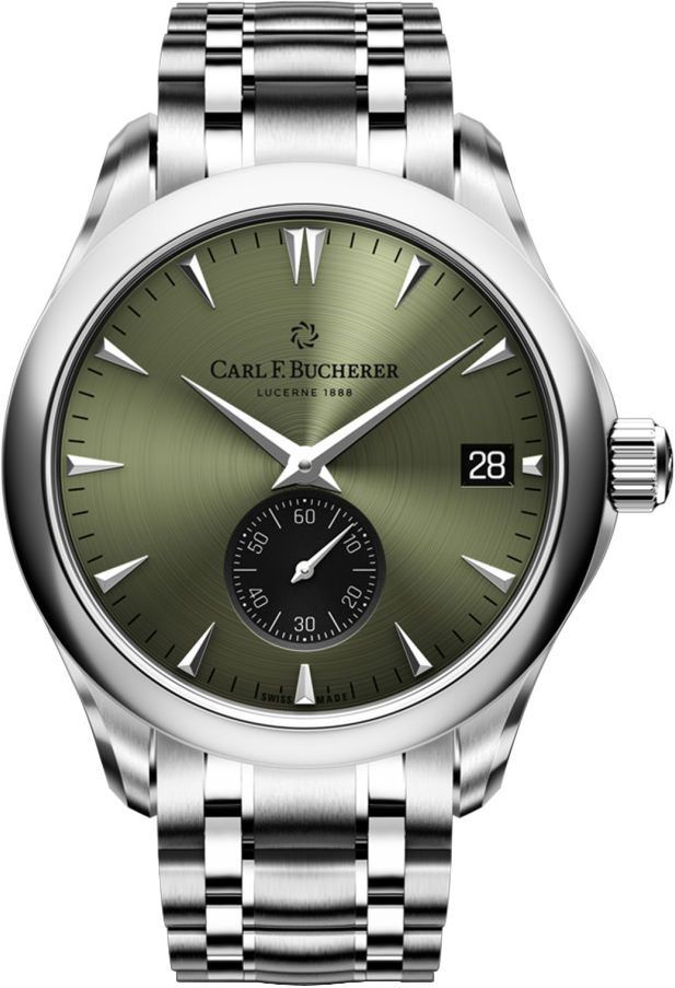 Carl F. Bucherer Manero Peripheral Green Dial 40.6 mm Automatic Watch For Men - 1