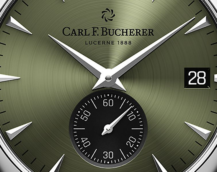 Carl F. Bucherer Manero Peripheral Green Dial 40.6 mm Automatic Watch For Men - 4