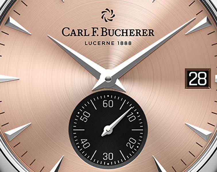 Carl F. Bucherer Manero Peripheral Salmon Dial 40.6 mm Automatic Watch For Men - 4