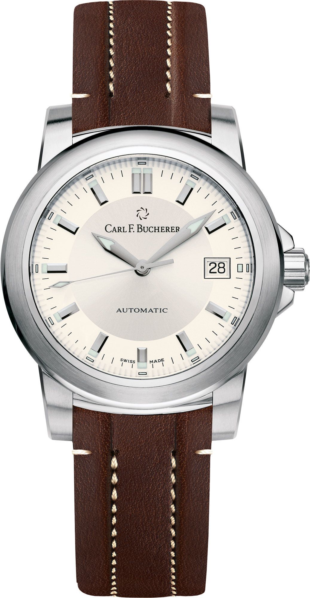 Carl F. Bucherer Patravi  Silver Dial 38 mm Automatic Watch For Men - 1