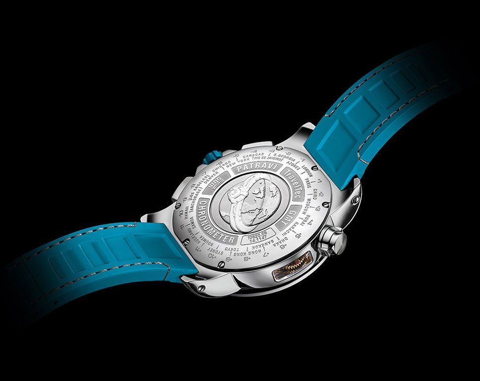Carl F. Bucherer Patravi TravelTec Blue Dial 46.6 mm Automatic Watch For Men - 3