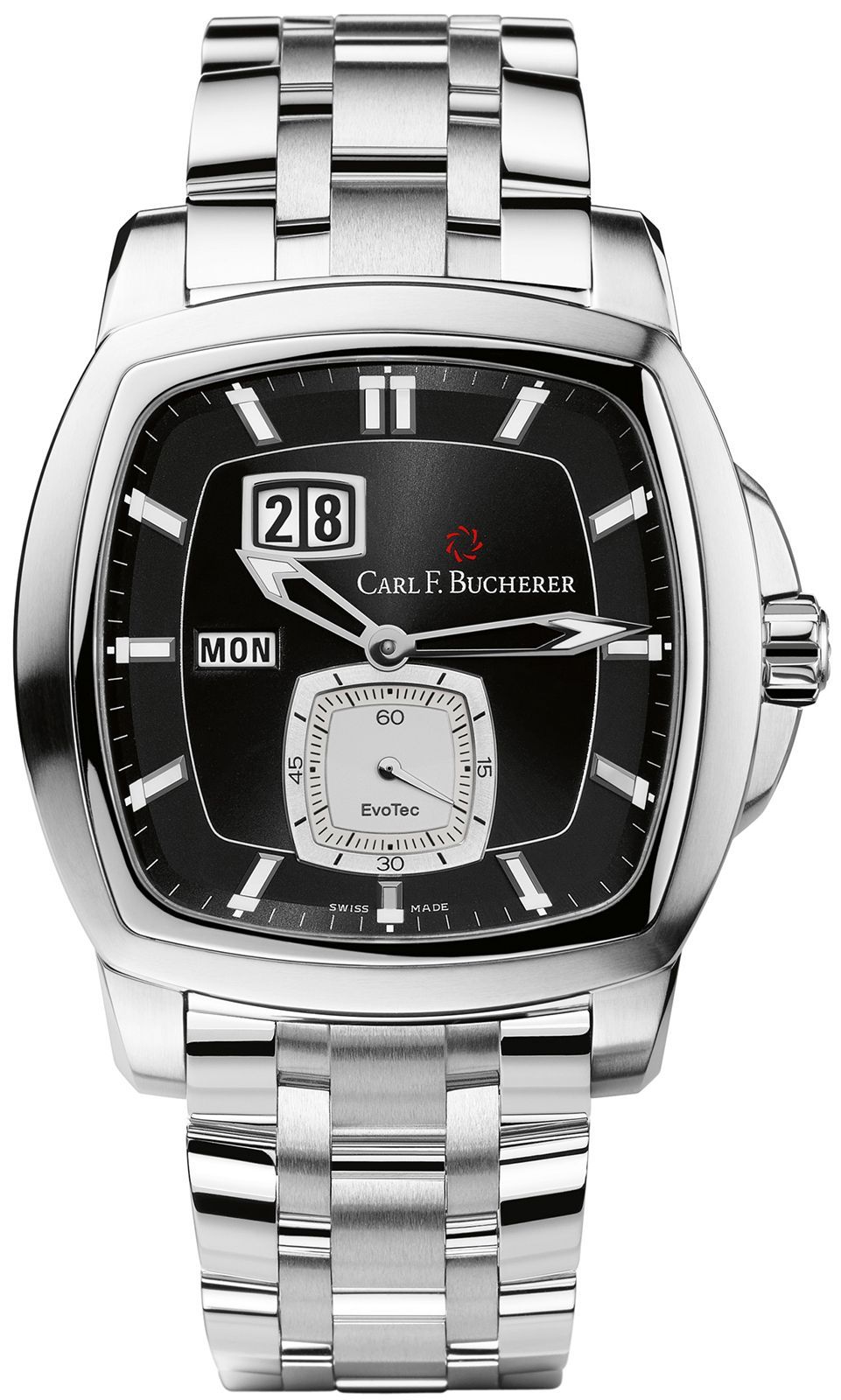 Carl F. Bucherer Patravi EvoTec DayDate Black Dial 44 X 45 mm Automatic Watch For Men - 1