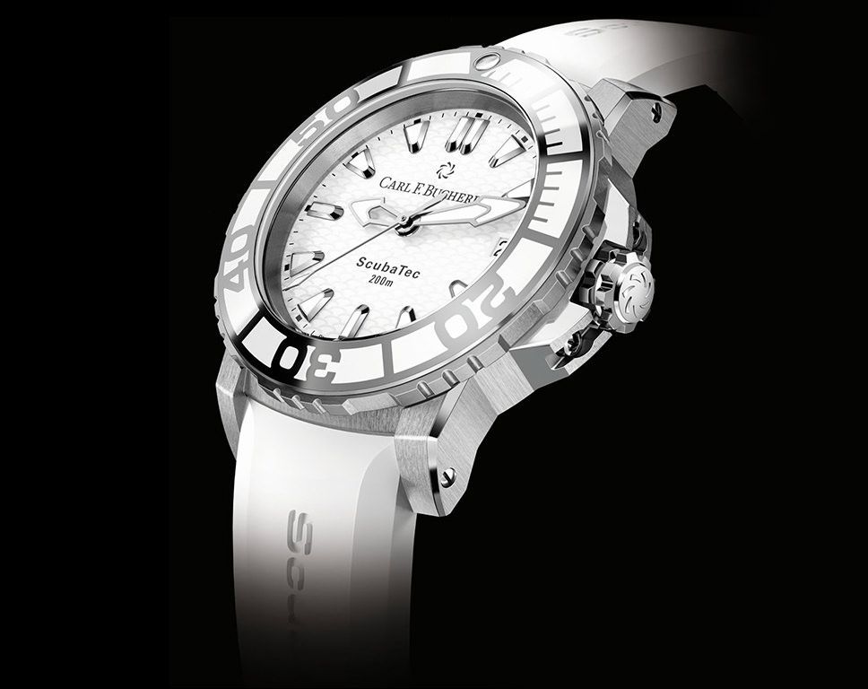 Carl F. Bucherer ScubaTec 36.5 mm Watch in White Dial For Women - 3