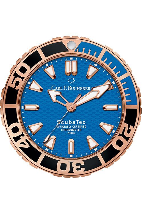 Carl F. Bucherer Patravi ScubaTec 70.06.03.450.019 with Blue Dial